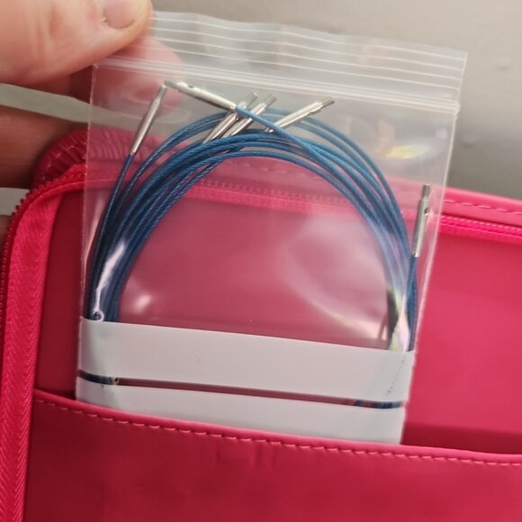 NEW Tbest Ft Collection 2 Ps Circular Knitting Set with Storage Case and Handles - Picture 5 of 9